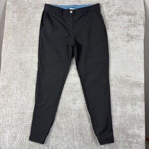 Macade Golf Womens Slim Fit Performance Pants Black Size 40 Regular Zipper Cuffs